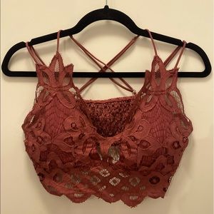 Padded Lacey bralet! Size Large!